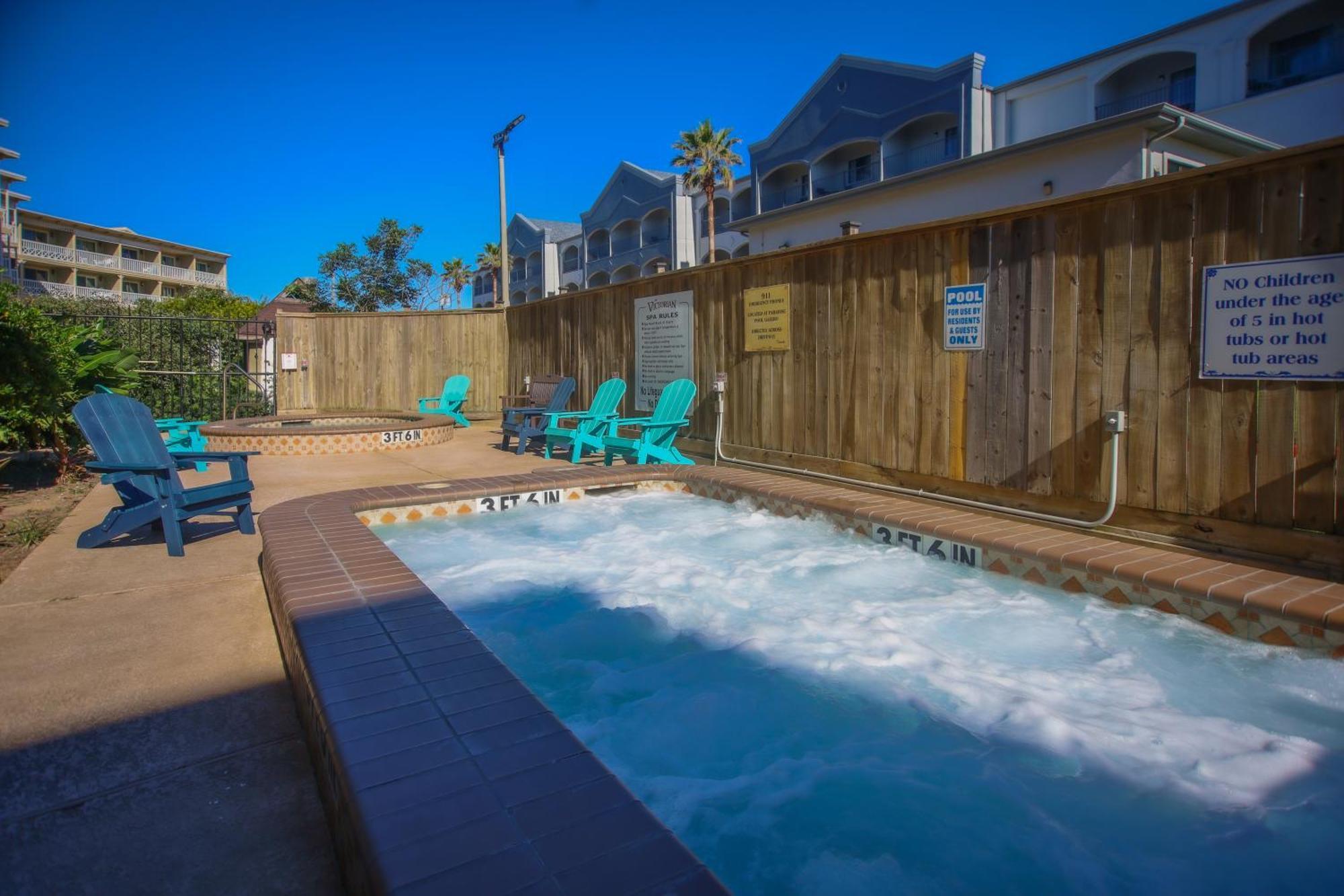 Sea-Renity Heated Pools Steps To The Beach Galveston Esterno foto